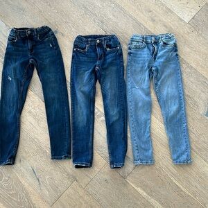 3 pairs of Zara jeans boy sizes 9 and 10